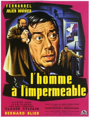 L&#039;homme &agrave; l&#039;imperm&eacute;able - French Movie Poster (thumbnail)