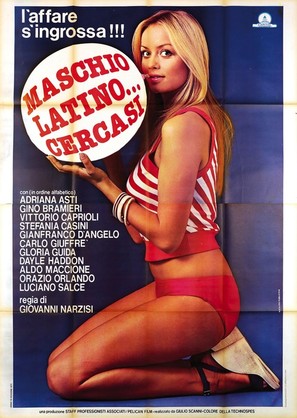 Maschio latino cercasi - Italian Movie Poster (thumbnail)