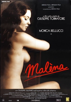 Mal&egrave;na - Italian Movie Poster (thumbnail)