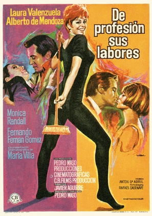 De profesi&oacute;n, sus labores - Spanish Movie Poster (thumbnail)