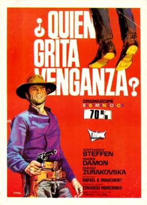 &iquest;Qui&eacute;n grita venganza? - Spanish Movie Poster (thumbnail)