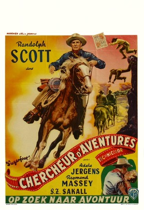 Sugarfoot - Belgian Movie Poster (thumbnail)