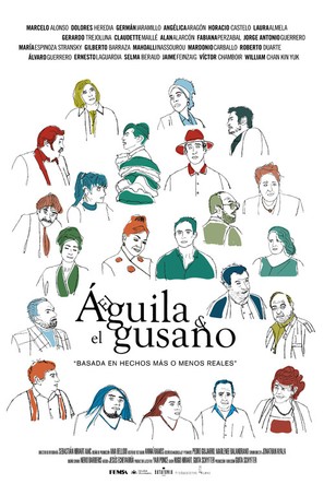 El &Aacute;guila y el Gusano - Mexican Movie Poster (thumbnail)