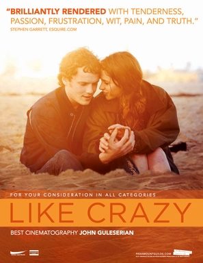 Like Crazy - For your consideration movie poster (thumbnail)