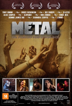 Metal: A Headbanger&#039;s Journey - Brazilian Movie Poster (thumbnail)