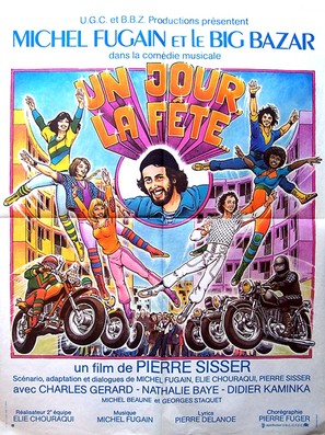 Un jour, la f&ecirc;te - French Movie Poster (thumbnail)