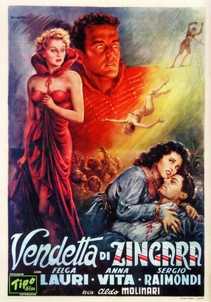 Vendetta di zingara - Italian Movie Poster (thumbnail)