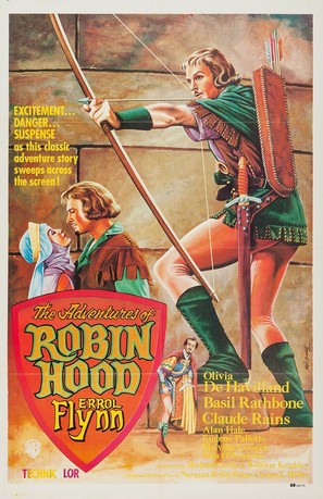 The Adventures of Robin Hood - Spanish Re-release movie poster (thumbnail)