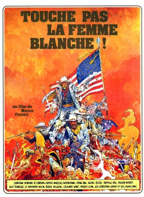 Touche pas &agrave; la femme blanche - French Movie Poster (thumbnail)
