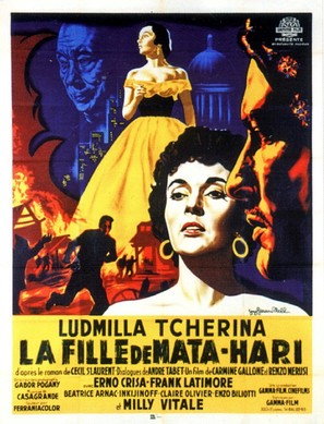 La figlia di Mata Hari - French Movie Poster (thumbnail)