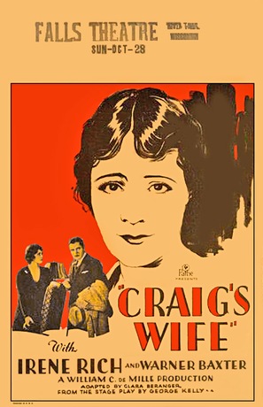 Craig&#039;s Wife - Movie Poster (thumbnail)