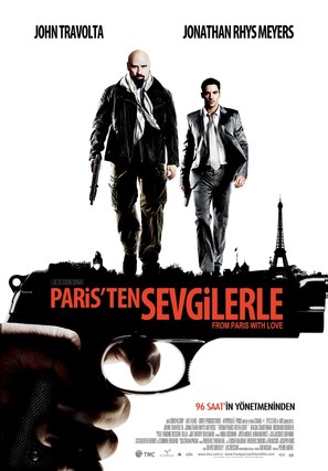 From Paris with Love - Turkish Movie Poster (thumbnail)