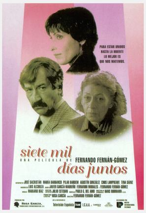 Siete mil d&iacute;as juntos - Spanish Movie Poster (thumbnail)