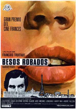 Baisers vol&eacute;s - Spanish Movie Poster (thumbnail)