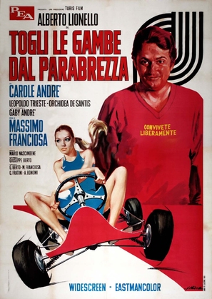 Togli le gambe dal parabrezza - Italian Movie Poster (thumbnail)