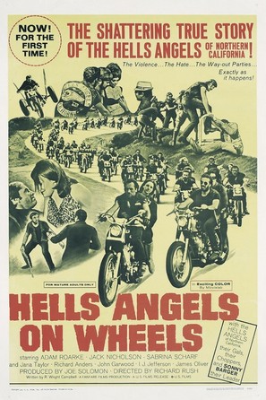 Hells Angels on Wheels - Movie Poster (thumbnail)