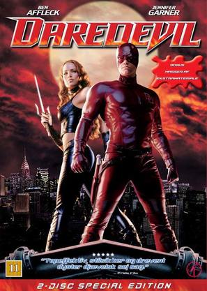 Daredevil - Danish DVD movie cover (thumbnail)