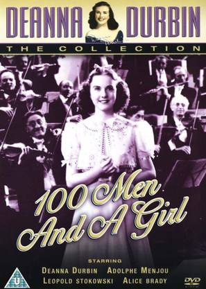 One Hundred Men and a Girl - British DVD movie cover (thumbnail)
