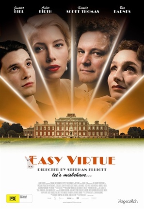 Easy Virtue - Australian Theatrical movie poster (thumbnail)