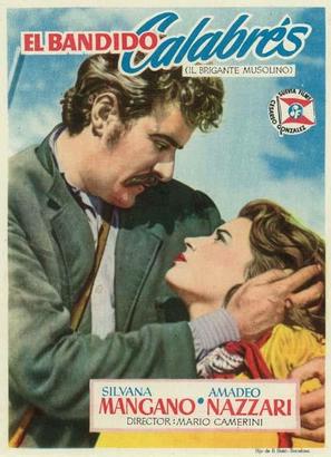 Brigante Musolino, Il - Spanish Movie Poster (thumbnail)