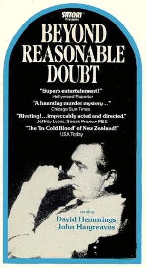 Beyond Reasonable Doubt - New Zealand Movie Poster (thumbnail)
