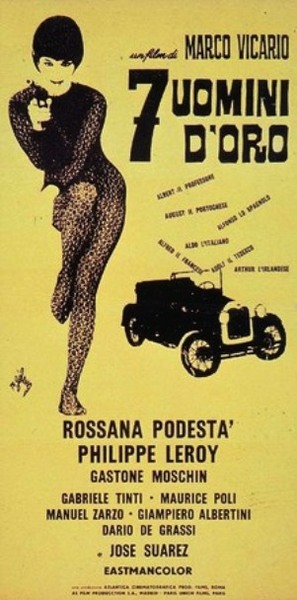 Sette uomini d&#039;oro - Italian Movie Poster (thumbnail)