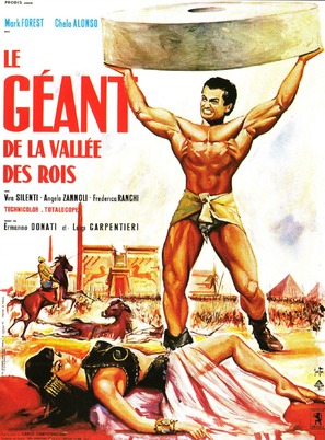 Maciste nella valle dei re - French Movie Poster (thumbnail)
