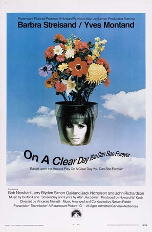 On a Clear Day You Can See Forever - Movie Poster (thumbnail)
