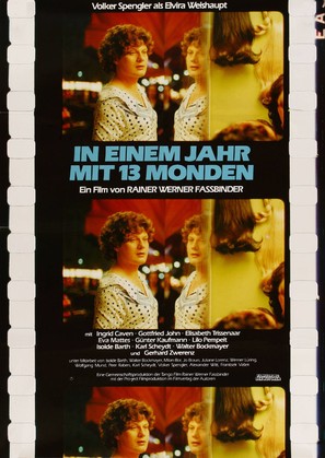 In einem Jahr mit 13 Monden - German Movie Poster (thumbnail)