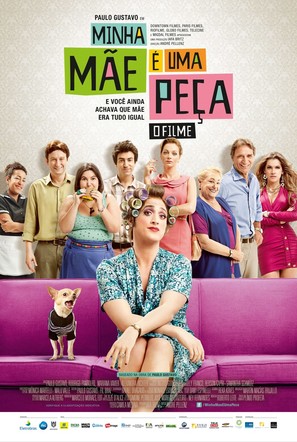 Minha M&atilde;e &eacute; uma Pe&ccedil;a - Brazilian Movie Poster (thumbnail)