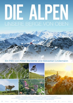 Die Alpen - Unsere Berge von oben - German Movie Poster (thumbnail)