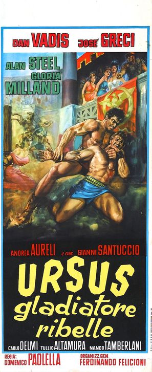 Ursus, il gladiatore ribelle - Italian Movie Poster (thumbnail)