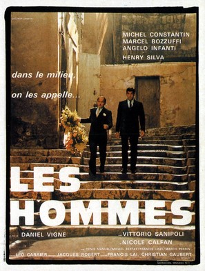 Les hommes - French Movie Poster (thumbnail)