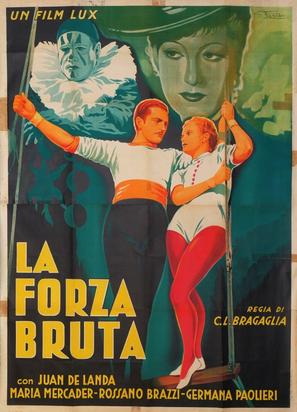 La forza bruta - Italian Movie Poster (thumbnail)