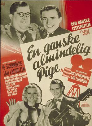 En ganske almindelig pige - Danish Movie Poster (thumbnail)