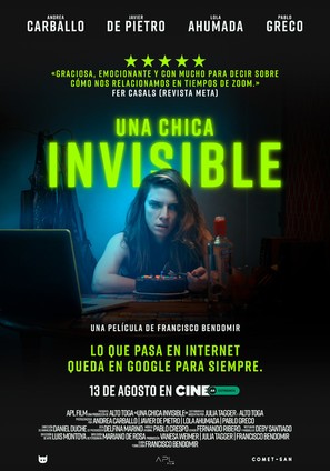 Una Chica Invisible - Argentinian Movie Poster (thumbnail)