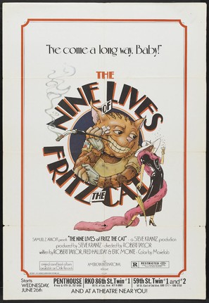 The Nine Lives of Fritz the Cat - Movie Poster (thumbnail)