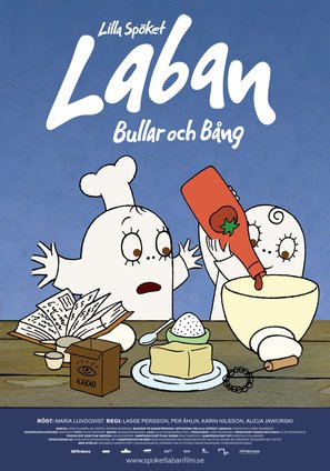 Lilla sp&ouml;ket Laban - Bullar och B&aring;ng - Swedish Movie Poster (thumbnail)