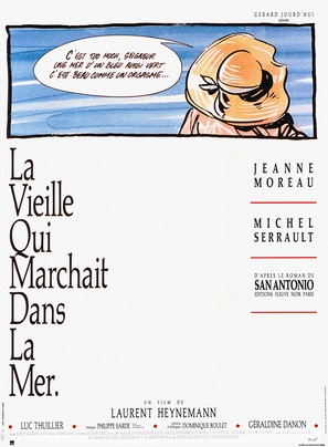La vieille qui marchait dans la mer - French Movie Poster (thumbnail)