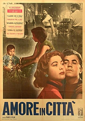 Amore in citt&agrave;, L&#039; - Italian Movie Poster (thumbnail)