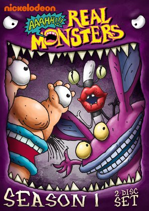 &quot;Aaahh!!! Real Monsters&quot; - DVD movie cover (thumbnail)