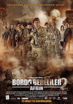 Bordo Bereliler Afrin - Turkish Movie Poster (thumbnail)