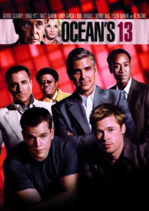 Ocean&#039;s Thirteen - DVD movie cover (thumbnail)