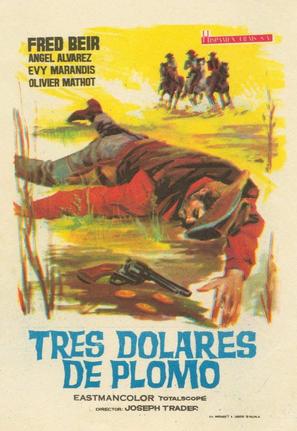 Tres d&oacute;lares de plomo - Spanish Movie Poster (thumbnail)