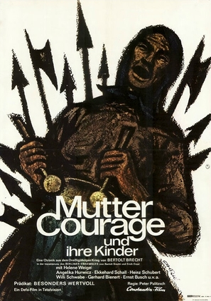 Mutter Courage und ihre Kinder - German Movie Poster (thumbnail)