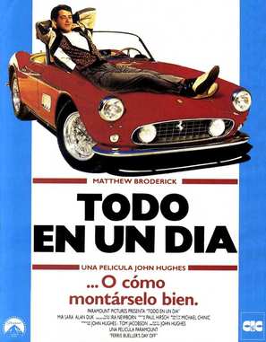 Ferris Bueller&#039;s Day Off - Spanish Movie Poster (thumbnail)