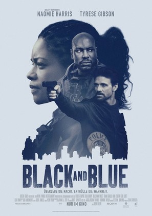 Black and Blue - German Movie Poster (thumbnail)