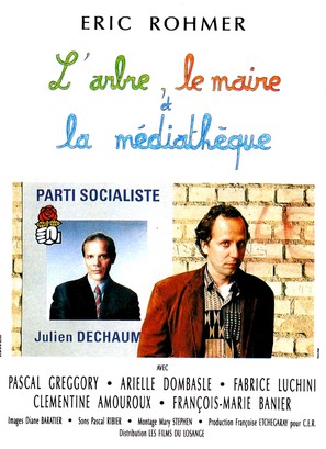 L&#039;arbre, le maire et la m&eacute;diath&egrave;que - French Movie Poster (thumbnail)