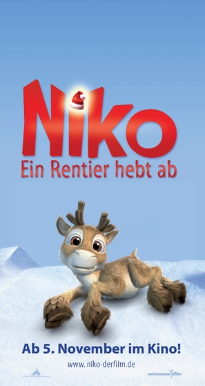 Niko - Lent&auml;j&auml;n poika - German Movie Poster (thumbnail)