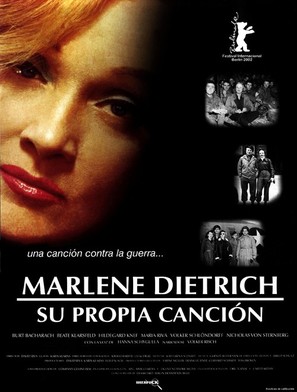 Marlene Dietrich: Her Own Song - Spanish Movie Poster (thumbnail)